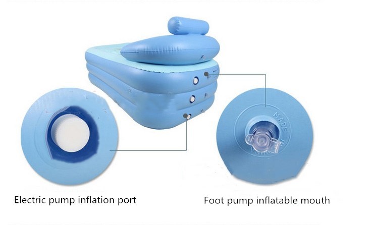 Intime Spa Bathtub Portable 160 x 84 x 64 cm dengan Pompa - YT-038B